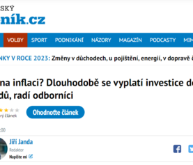Jak na inflaci? Psáno pro Deník.cz